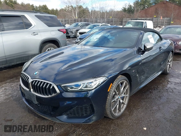 ✅ 2019 BMW 8 Series M850i xDrive • VIN: WBAFY4C54KBX38972 • Lot: 41458089. Wystawiony na IAAI z przebiegiem 11 201 mil. Bezpłatny archiwum sprzedaży aukcyjnych z USA i szczegółowy raport historii pojazdu na DreamBid. Zdjęcie 2.