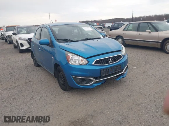 ✅ 2020 Mitsubishi Mirage ES • VIN: ML32A3HJXLH001685 • Lot: 41920888. Listed on IAAI with 154,631 mi. Free auction sales archive from the USA and detailed vehicle history report at DreamBid. Image 1.