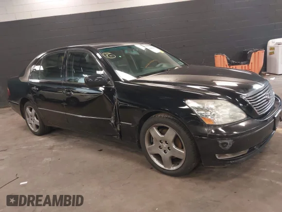 ✅ 2005 Lexus LS 430 • VIN: JTHBN36F155023769 • Lot: 42282448. Listed on IAAI with 198,621 mi. Free auction sales archive from the USA and detailed vehicle history report at DreamBid. Image 1.