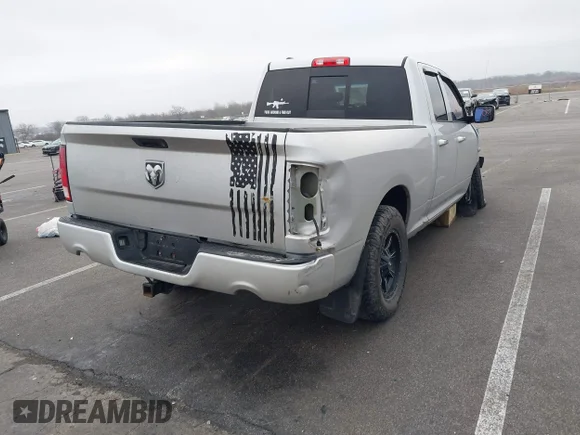 ✅ 2014 Ram 1500 Big Horn • VIN: 1C6RR7GT9ES155445 • Lot: 44000666. Listed on IAAI with 200,670 mi. Free auction sales archive from the USA and detailed vehicle history report at DreamBid. Image 4.