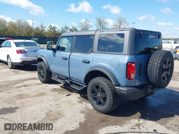 ✅ 2024 Ford Bronco Black Diamond • VIN: 1FMEE1BP4RLA08617 • Lot: 44993441. Listed on IAAI with 17,785 mi. Free auction sales archive from the USA and detailed vehicle history report at DreamBid. Image 3.