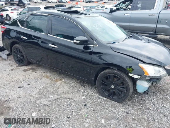 ✅ 2015 Nissan Sentra SL • VIN: 3N1AB7AP5FY339177 • Lot: 45249533. Wystawiony na IAAI z przebiegiem 154 027 mil. Bezpłatny archiwum sprzedaży aukcyjnych z USA i szczegółowy raport historii pojazdu na DreamBid. Zdjęcie 1.