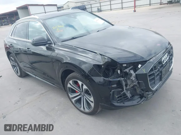 ✅ 2019 Audi Q8 Prestige • VIN: WA1CVAF12KD024942 • Lot: 44521865. Wystawiony na IAAI z przebiegiem 68 951 mil. Bezpłatny archiwum sprzedaży aukcyjnych z USA i szczegółowy raport historii pojazdu na DreamBid. Zdjęcie 1.
