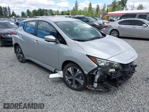 ✅ 2022 Nissan LEAF SV Plus • VIN: 1N4BZ1CV4NC550485 • Лот: 42328186. Опубліковано раніше на IAAI з пробігом 12 569 миль. Безкоштовний доступ до архіву аукціонних продажів зі США та докладний звіт про історію автомобіля на DreamBid. Зображення 1.