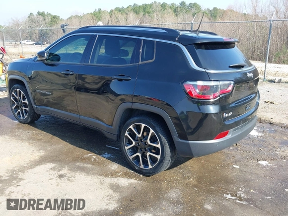 ✅ 2018 Jeep Compass Limited • VIN: 3C4NJCCB4JT124214 • Lot: 44055340. Listed on IAAI with 57,989 mi. Free auction sales archive from the USA and detailed vehicle history report at DreamBid. Image 3.