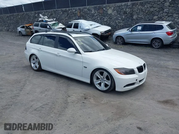✅ 2007 BMW 3 Series 328i • VIN: WBAVS13517FX15998 • Lot: 42827981. Listed on IAAI with 142,781 mi. Free auction sales archive from the USA and detailed vehicle history report at DreamBid. Image 1.