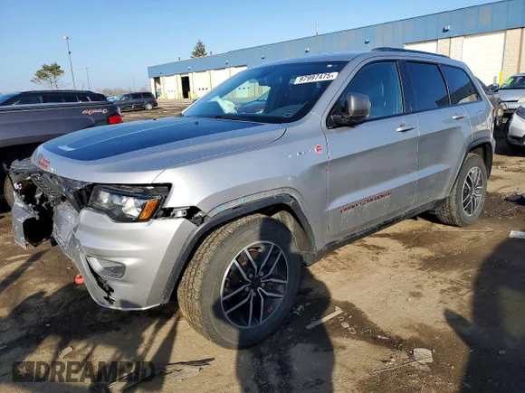✅ 2020 Jeep Grand Cherokee Trailhawk • VIN: 1C4RJFLT7LC127330 • Lot: 97997475. Wystawiony na Copart z przebiegiem 38 911 mil. Bezpłatny archiwum sprzedaży aukcyjnych z USA i szczegółowy raport historii pojazdu na DreamBid. Zdjęcie 1.