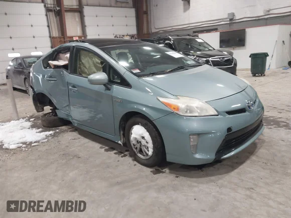 ✅ 2012 Toyota Prius Two • VIN: JTDKN3DU8C5394525 • Lot: 44362809. Listed on IAAI with 371,373 mi. Free auction sales archive from the USA and detailed vehicle history report at DreamBid. Image 1.