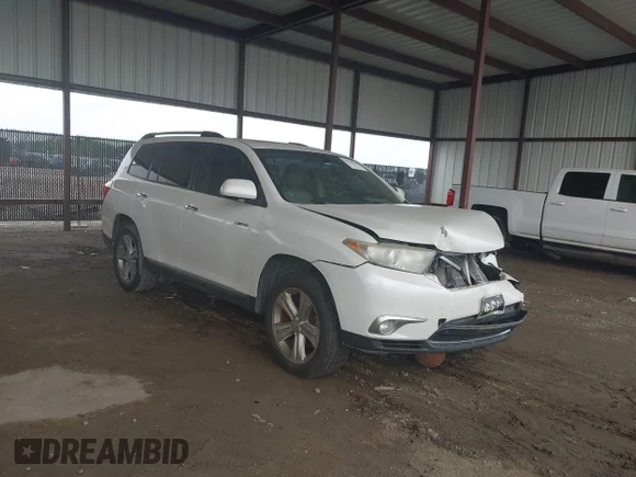 ✅ 2012 Toyota Highlander Limited • VIN: 5TDYK3EH7CS080511 • Лот: 44925116. Опубликован ранее на IAAI с пробегом Не указан. Бесплатный доступ к архиву аукционных продаж из США и подробный отчёт об истории автомобиля на DreamBid. Изображение 1.