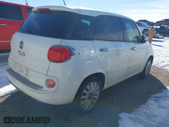✅ 2014 FIAT 500L Easy • VIN: ZFBCFABH4EZ013621 • Lot: 44226629. Listed on IAAI with 87,162 mi. Free auction sales archive from the USA and detailed vehicle history report at DreamBid. Image 4.