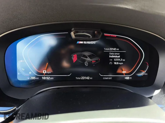 ✅ 2023 BMW 5 Series M550i xDrive • VIN: WBA13BK08PCN47429 • Лот: 54875776. Опубліковано раніше на Copart з пробігом 23 141 миль. Безкоштовний доступ до архіву аукціонних продажів зі США та докладний звіт про історію автомобіля на DreamBid. Зображення 8.