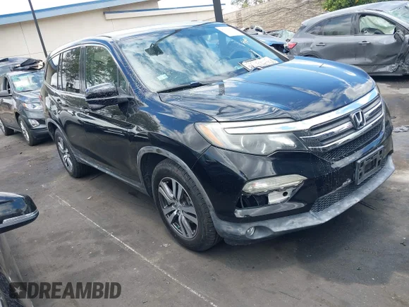 ✅ 2016 Honda Pilot EX • VIN: 5FNYF5H39GB036620 • Лот: 45242821. Опубликован ранее на IAAI с пробегом 114 607 миль. Бесплатный доступ к архиву аукционных продаж из США и подробный отчёт об истории автомобиля на DreamBid. Изображение 1.