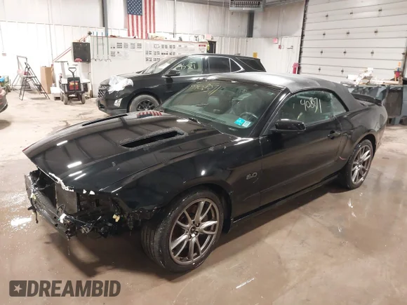 ✅ 2013 Ford Mustang GT Premium • VIN: 1ZVBP8FF5D5252394 • Lot: 44408371. Wystawiony na IAAI z przebiegiem 101 709 mil. Bezpłatny archiwum sprzedaży aukcyjnych z USA i szczegółowy raport historii pojazdu na DreamBid. Zdjęcie 2.