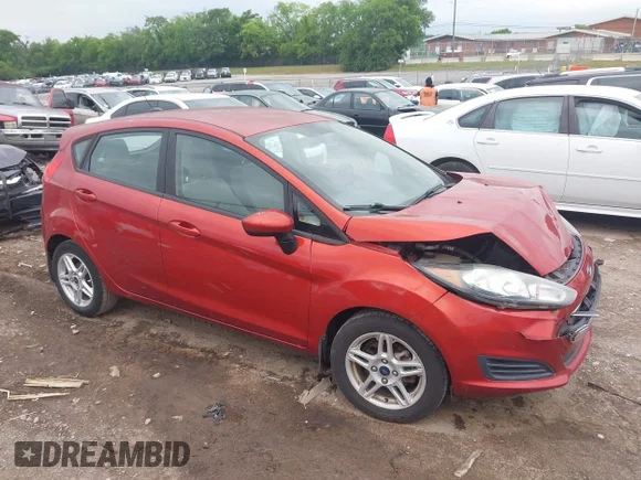 ✅ 2018 Ford Fiesta SE • VIN: 3FADP4EJ8JM102186 • Lot: 45168219. Listed on IAAI with 57,763 mi. Free auction sales archive from the USA and detailed vehicle history report at DreamBid. Image 1.