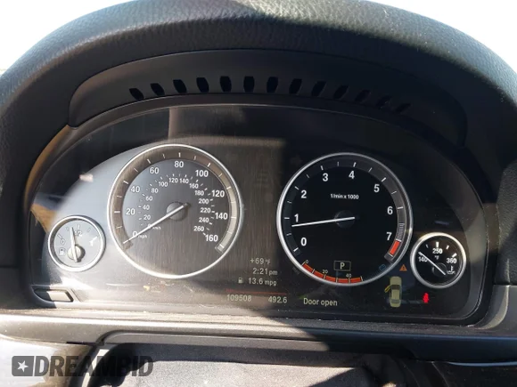 ✅ 2012 BMW 5 Series 550i • VIN: WBAFR9C51CDX79205 • Lot: 44541169. Listed on IAAI with 109,508 mi. Free auction sales archive from the USA and detailed vehicle history report at DreamBid. Image 7.