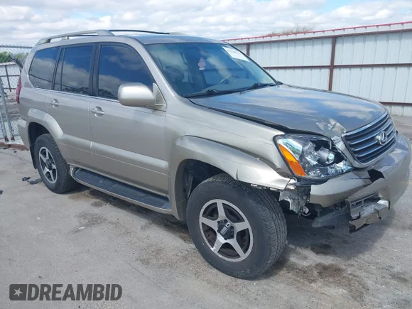✅ 2004 Lexus GX 470 • VIN: JTJBT20X640039686 • Lot: 42329712. Listed on IAAI with 206,915 mi. Free auction sales archive from the USA and detailed vehicle history report at DreamBid. Image 1.