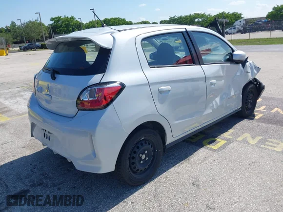 ✅ 2024 Mitsubishi Mirage ES • VIN: ML32AUHJXRH012264 • Лот: 42329433. Опубліковано раніше на IAAI з пробігом 11 904 миль. Безкоштовний доступ до архіву аукціонних продажів зі США та докладний звіт про історію автомобіля на DreamBid. Зображення 4.