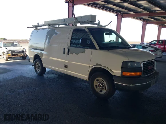 ✅ 2011 GMC Savana Cargo • VIN: 1GTW7FCA4B1189696 • Lot: 44768136. Listed on IAAI with 155,612 mi. Free auction sales archive from the USA and detailed vehicle history report at DreamBid. Image 1.