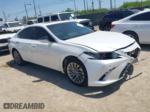 ✅ 2024 Lexus ES 300h Ultra Luxury • VIN: 58AFA1C17RU052317 • Lot: 41977826. Listed on IAAI with 16,876 mi. Free auction sales archive from the USA and detailed vehicle history report at DreamBid. Image 1.
