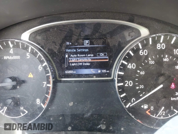 ✅ 2017 Nissan Altima SR • VIN: 1N4AL3AP5HC141848 • Lot: 44773073. Wystawiony na IAAI z przebiegiem 63 203 mil. Bezpłatny archiwum sprzedaży aukcyjnych z USA i szczegółowy raport historii pojazdu na DreamBid. Zdjęcie 7.