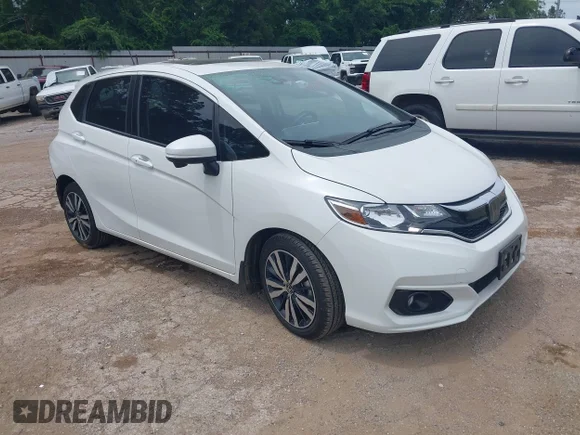 ✅ 2019 Honda Fit EX • VIN: 3HGGK5H85KM715745 • Lot: 45047570. Listed on IAAI with 95,865 mi. Free auction sales archive from the USA and detailed vehicle history report at DreamBid. Image 1.