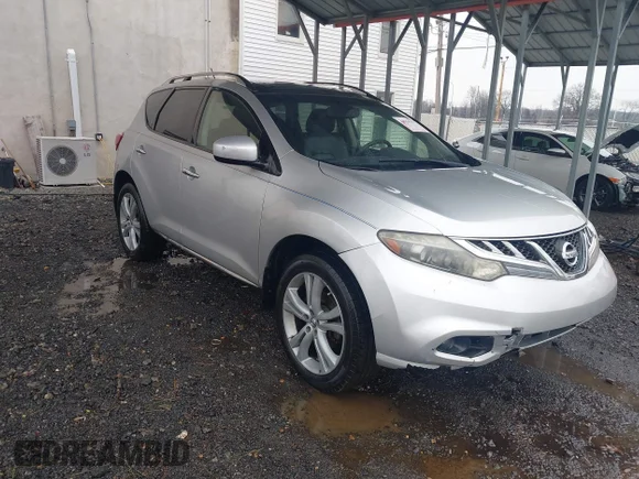 ✅ 2011 Nissan Murano SL • VIN: JN8AZ1MW0BW174301 • Lot: 44554117. Wystawiony na IAAI z przebiegiem 185 638 mil. Bezpłatny archiwum sprzedaży aukcyjnych z USA i szczegółowy raport historii pojazdu na DreamBid. Zdjęcie 1.