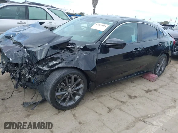 ✅ 2020 Honda Civic EX • VIN: 19XFC1F31LE219232 • Лот: 44327075. Опубліковано раніше на IAAI з пробігом 79 366 миль. Безкоштовний доступ до архіву аукціонних продажів зі США та докладний звіт про історію автомобіля на DreamBid. Зображення 2.