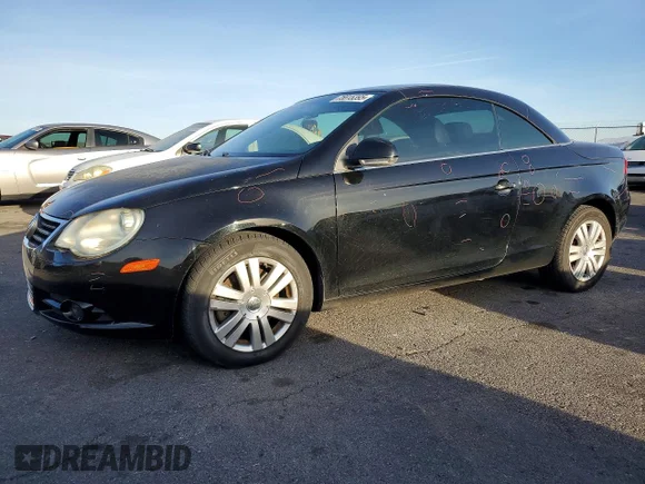 ✅ 2008 Volkswagen Eos Turbo • VIN: WVWBA71F98V036818 • Lot: 75815395. Listed on Copart with 128,379 mi. Free auction sales archive from the USA and detailed vehicle history report at DreamBid. Image 1.