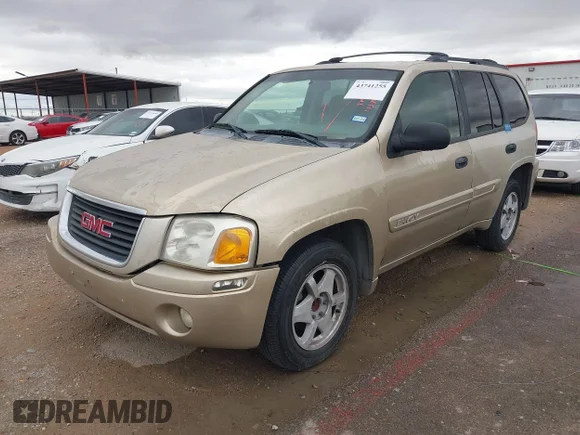 ✅ 2004 GMC Envoy SLE • VIN: 1GKDS13S242367320 • Lot: 43741255. Wystawiony na IAAI z przebiegiem 280 628 mil. Bezpłatny archiwum sprzedaży aukcyjnych z USA i szczegółowy raport historii pojazdu na DreamBid. Zdjęcie 2.