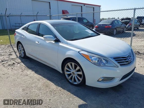 ✅ 2014 Hyundai Azera Limited • VIN: KMHFH4JG8EA356554 • Lot: 44771156. Wystawiony na IAAI z przebiegiem 101 312 mil. Bezpłatny archiwum sprzedaży aukcyjnych z USA i szczegółowy raport historii pojazdu na DreamBid. Zdjęcie 1.