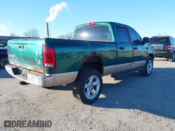 ✅ 2004 Dodge 1500 SLT • VIN: 1D7HU18D14S567449 • Lot: 44811150. Wystawiony na IAAI z przebiegiem 276 376 mil. Bezpłatny archiwum sprzedaży aukcyjnych z USA i szczegółowy raport historii pojazdu na DreamBid. Zdjęcie 4.