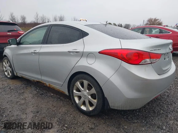 ✅ 2012 Hyundai Elantra GLS • VIN: 5NPDH4AEXCH151138 • Lot: 43789760. Listed on IAAI with 121,890 mi. Free auction sales archive from the USA and detailed vehicle history report at DreamBid. Image 3.