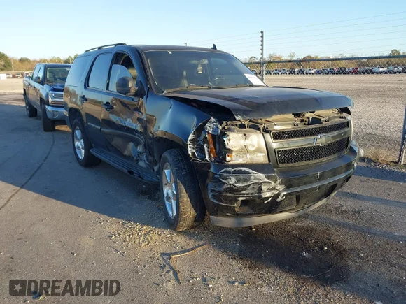 ✅ 2007 Chevrolet Tahoe LTZ • VIN: 1GNFC130X7R327814 • Lot: 44015502. Listed on IAAI with 166,576 mi. Free auction sales archive from the USA and detailed vehicle history report at DreamBid. Image 1.
