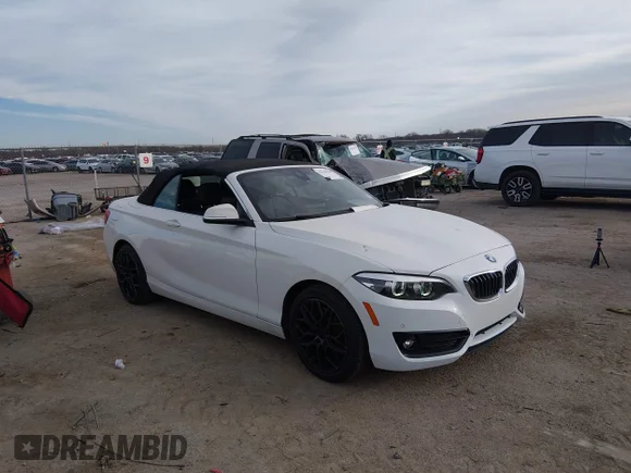 ✅ 2019 BMW 2 Series 230i xDrive • VIN: WBA2K1C54KVD41861 • Lot: 44110529. Listed on IAAI with 39,701 mi. Free auction sales archive from the USA and detailed vehicle history report at DreamBid. Image 1.