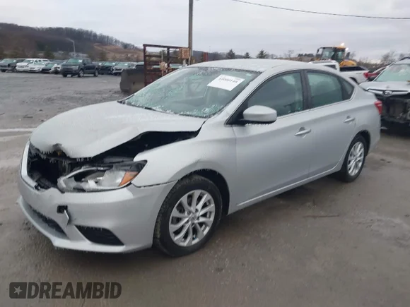 ✅ 2019 Nissan Sentra SV • VIN: 3N1AB7AP4KL613122 • Lot: 44000148. Listed on IAAI with 132,151 mi. Free auction sales archive from the USA and detailed vehicle history report at DreamBid. Image 2.