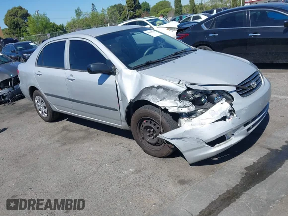✅ 2003 Toyota Corolla S • VIN: 1NXBR32E93Z185232 • Lot: 44663725. Listed on IAAI with 27,031 mi. Free auction sales archive from the USA and detailed vehicle history report at DreamBid. Image 1.