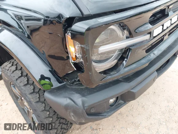 ✅ 2025 Ford Bronco Outer Banks • VIN: 1FMDE8BH7SLB12733 • Лот: 44958739. Опубликован ранее на IAAI с пробегом 1 450 миль. Бесплатный доступ к архиву аукционных продаж из США и подробный отчёт об истории автомобиля на DreamBid. Изображение 6.