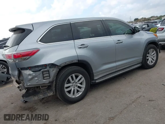 ✅ 2015 Toyota Highlander LE • VIN: 5TDZARFHXFS016699 • Лот: 43743426. Опубликован ранее на IAAI с пробегом 172 111 миль. Бесплатный доступ к архиву аукционных продаж из США и подробный отчёт об истории автомобиля на DreamBid. Изображение 4.