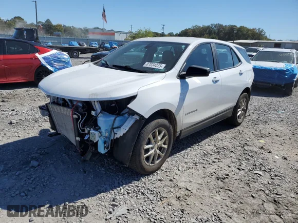✅ 2023 Chevrolet Equinox LS • VIN: 3GNAX5EG0PL259028 • Lot: 87034015. Listed on Copart with 60,241 mi. Free auction sales archive from the USA and detailed vehicle history report at DreamBid. Image 1.