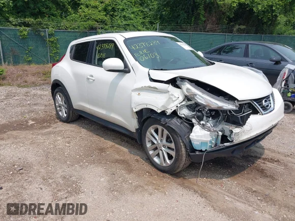 ✅ 2014 Nissan Juke Nismo • VIN: JN8AF5MV0ET364189 • Lot: 42378289. Listed on IAAI with 158,407 mi. Free auction sales archive from the USA and detailed vehicle history report at DreamBid. Image 1.
