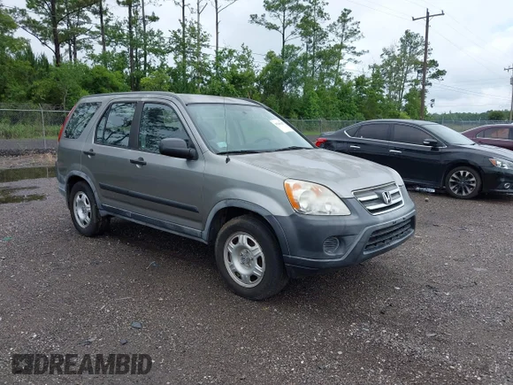 ✅ 2005 Honda CR-V LX • VIN: JHLRD68575C000231 • Lot: 45268117. Listed on IAAI with 117,318 mi. Free auction sales archive from the USA and detailed vehicle history report at DreamBid. Image 1.