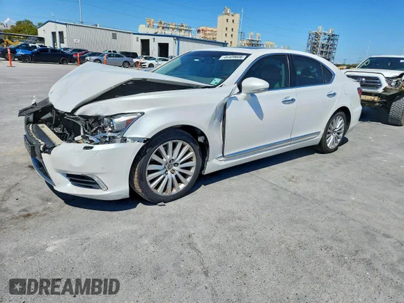 ✅ 2017 Lexus LS 460 • VIN: JTHCL5EF6H5029224 • Lot: 46409606. Listed on Copart with 184,536 mi. Free auction sales archive from the USA and detailed vehicle history report at DreamBid. Image 1.