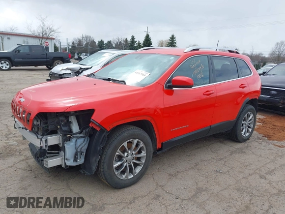 ✅ 2021 Jeep Cherokee Latitude Lux • VIN: 1C4PJMMX5MD163297 • Lot: 44517916. Wystawiony na IAAI z przebiegiem 110 124 mil. Bezpłatny archiwum sprzedaży aukcyjnych z USA i szczegółowy raport historii pojazdu na DreamBid. Zdjęcie 2.