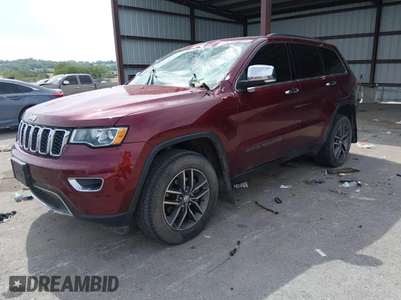✅ 2017 Jeep Grand Cherokee Limited • VIN: 1C4RJFBG1HC662388 • Lot: 45120183. Wystawiony na IAAI z przebiegiem 131 958 mil. Bezpłatny archiwum sprzedaży aukcyjnych z USA i szczegółowy raport historii pojazdu na DreamBid. Zdjęcie 2.