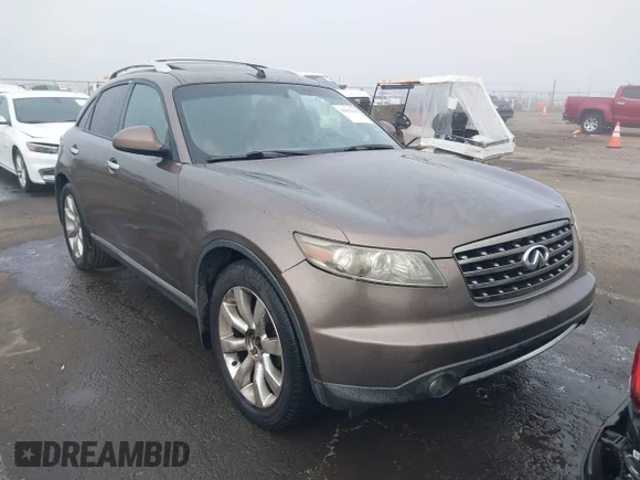✅ 2007 Infiniti FX • VIN: JNRAS08W57X209730 • Lot: 43827043. Wystawiony na IAAI z przebiegiem 258 129 mil. Bezpłatny archiwum sprzedaży aukcyjnych z USA i szczegółowy raport historii pojazdu na DreamBid. Zdjęcie 1.