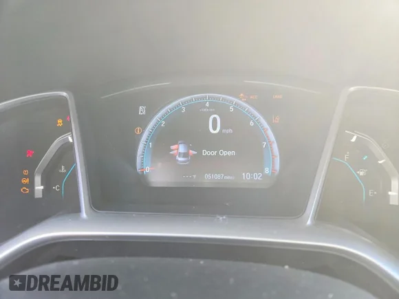 ✅ 2020 Honda Civic EX • VIN: 19XFC1F39LE000406 • Lot: 76030465. Listed on Copart with 51,087 mi. Free auction sales archive from the USA and detailed vehicle history report at DreamBid. Image 9.