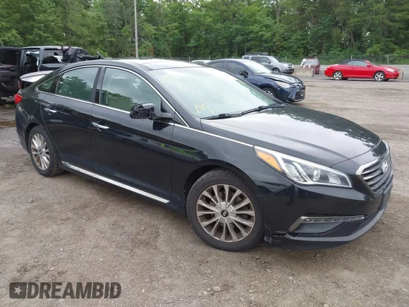✅ 2015 Hyundai Sonata Sport • VIN: 5NPE34AF7FH092517 • Lot: 45547991. Wystawiony na IAAI z przebiegiem 159 816 mil. Bezpłatny archiwum sprzedaży aukcyjnych z USA i szczegółowy raport historii pojazdu na DreamBid. Zdjęcie 1.
