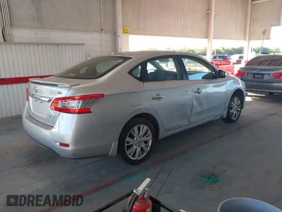 ✅ 2013 Nissan Sentra S • VIN: 3N1AB7AP5DL684669 • Lot: 42759575. Listed on IAAI with 150,691 mi. Free auction sales archive from the USA and detailed vehicle history report at DreamBid. Image 4.
