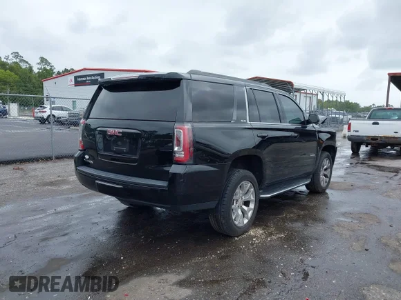 ✅ 2019 GMC Yukon SLE • VIN: 1GKS2AKC9KR224208 • Lot: 43377800. Listed on IAAI with 142,721 mi. Free auction sales archive from the USA and detailed vehicle history report at DreamBid. Image 4.