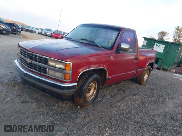 ✅ 1991 Chevrolet Silverado 1500 • VIN: 1GCDC14K2MZ215973 • Lot: 44274402. Wystawiony na IAAI z przebiegiem Nie podano. Bezpłatny archiwum sprzedaży aukcyjnych z USA i szczegółowy raport historii pojazdu na DreamBid. Zdjęcie 2.